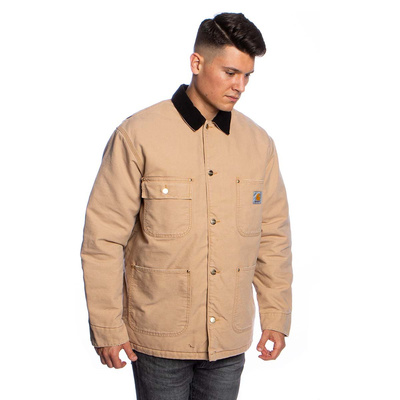 Carhartt WIP OG Chore Coat Jacket dusty brown/black aged can