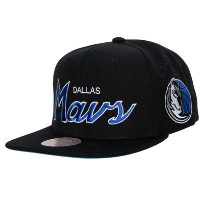 Czapka Mitchell & Ness NBA Team Script 2.0 snapback Mavericks black