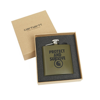 Piersiówka Carhartt WIP Protect Survive Whiskey Flask cypress