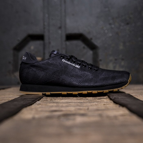 Sneakers buty Reebok Classic Runner Jacquard TC coal / black / mgh solid grey (V67886)