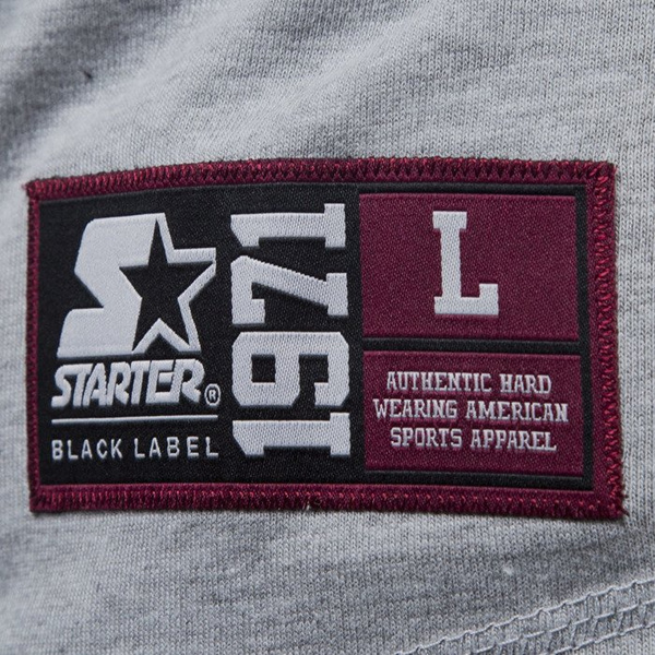 Starter BLACK LABEL koszulka t-shirt Raglan Tee grey heather / black (ST-RA556)