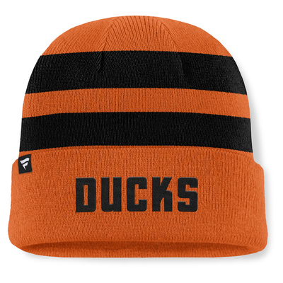 Fanatics NHL Swipe Cuffed Beanie Anaheim Ducks Classic Orange/Black