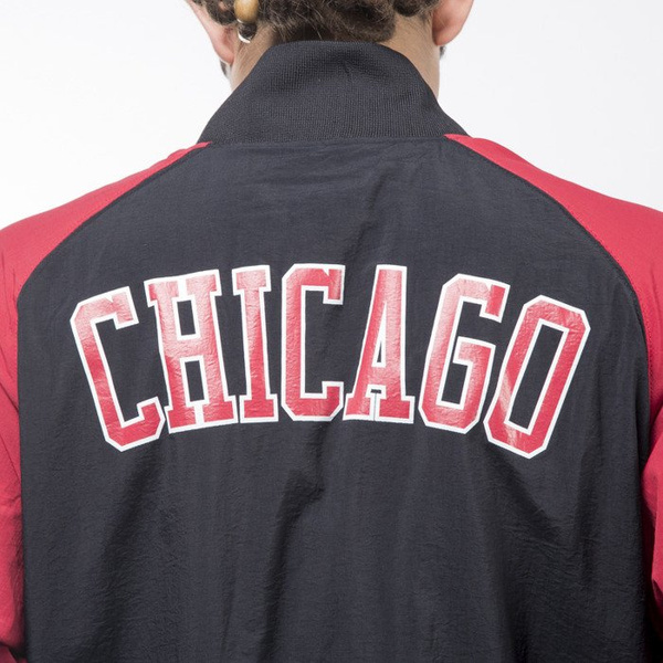 Kurtka Mitchell & Ness jacket Chicago Bulls black NBA Nothing But Net Warm Up