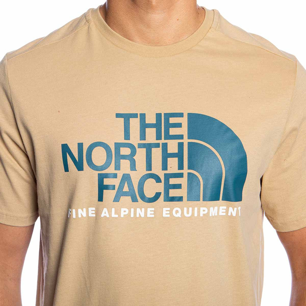 Koszulka The North Face T-shirt M SS Fine Alpine Tee 2 beżowa