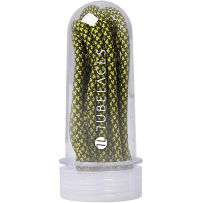 Tubelaces sznurówki Rope Multi 130cm black / neon yellow 10597