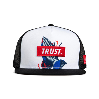 Cayler & Sons Retro Trust Trucker Cap black/white