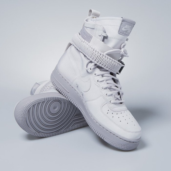 Sneakers buty damskie Nike SF Air Force 1 vast grey / vast grey 857872-003