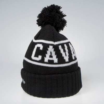 Mitchell & Ness Cleveland Cavaliers Beanie black / white Glow In The Dark Pom Knit