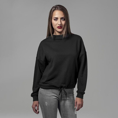 Urban Classics bluza Ladies Ladies Oversized Crew WMNS black