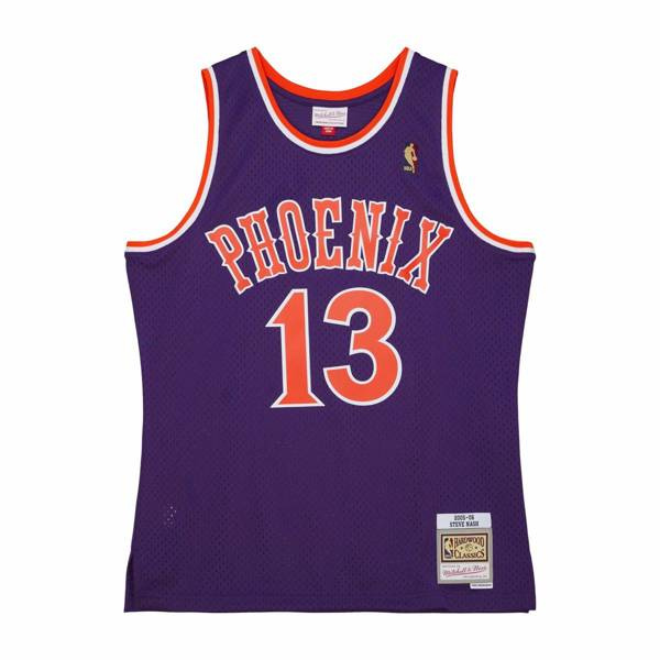 Koszulka Mitchell & Ness Phoenix Suns #13 Steve Nash HWC Jersey fioletowa