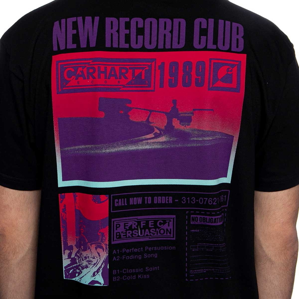 Koszulka Carhartt WIP S/S Record Club T-shirt czarna