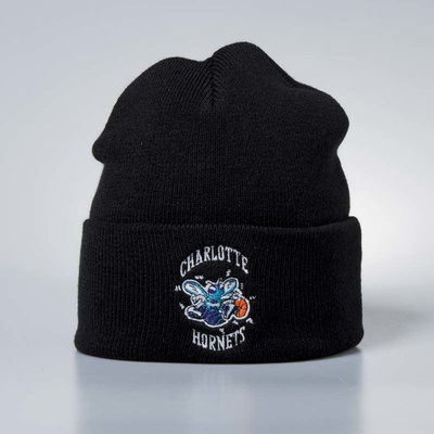 Mitchell & Ness czapka zimowa Charlotte Hornets black Team Logo Cuff