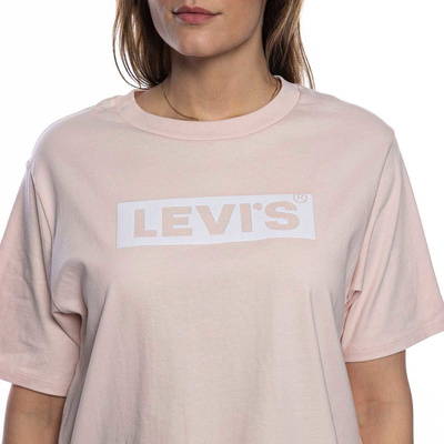 Levi's T-shirt WMNS The Perfect Tee Box Tab light pink