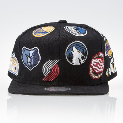 Mitchell & Ness cap snapback NBA Western black ALL OVER EU879