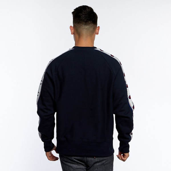 Bluza Champion Script Logo Sleeves Reverse Weave Sweatshirt navy