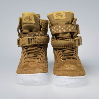 Sneakers buty zimowe WMNS Nike SF AF1 muted bronze (857872-203)
