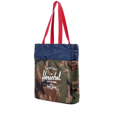 Herschel bag Pa Tote woodland camo / navy / red (10077-00187)