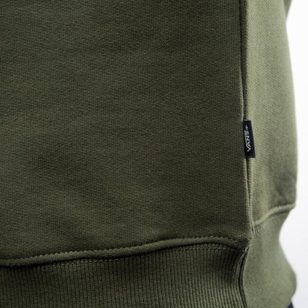 Vans bluza sweatshirt crewneck Classic Crew green military / black (VYX0J58)