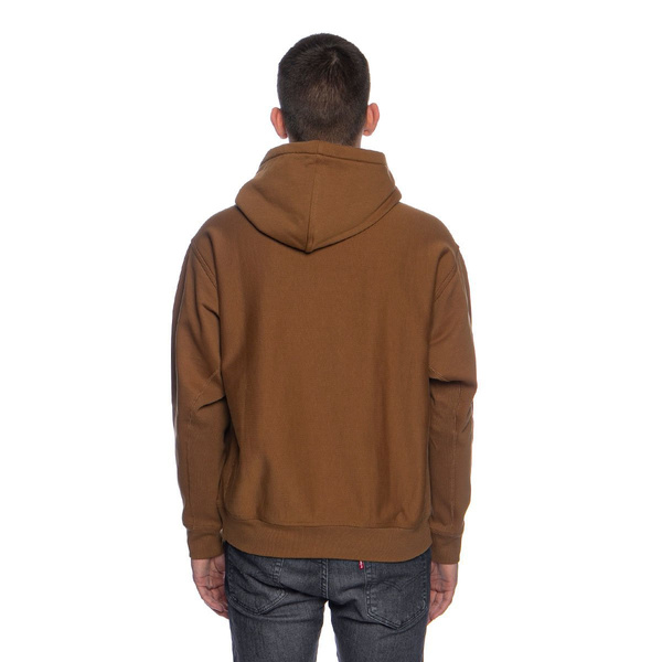 Bluza Carhartt WIP Hooded American Script Sweat brązowa