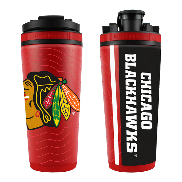WinCraft NHL 26oz 4D Stainless Steel Ice Shaker Chicago Blackhawks