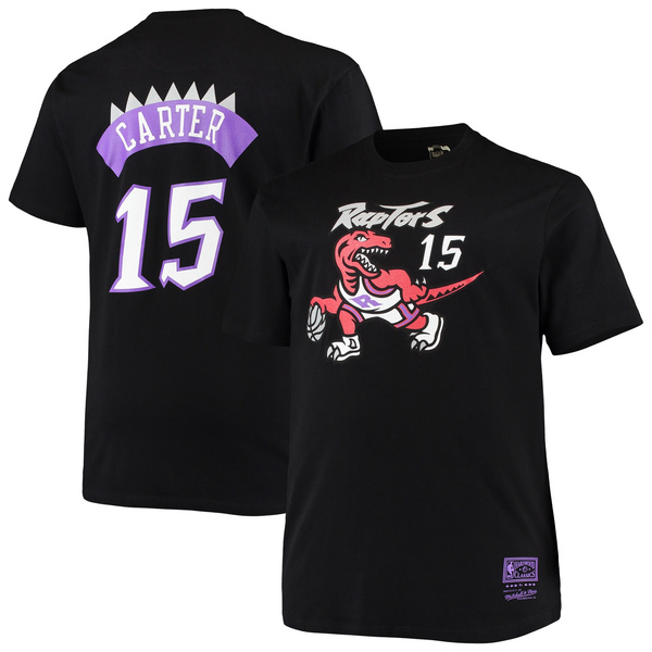 Mitchell & Ness Toronto Raptor #15 Vince Carter NBA Name&Number Tee black