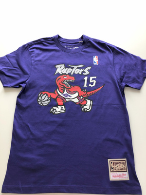Koszulka Mitchell & Ness NBA N&N Tee Toronto Raptors Vince Carter #15 purple