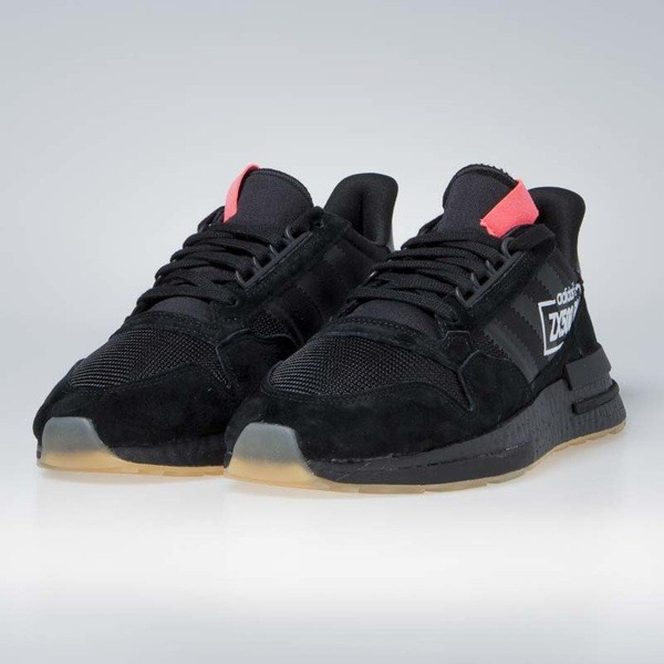 Sneakers buty Adidas Originals ZX 500 RM core black/bluebird (BB7443)