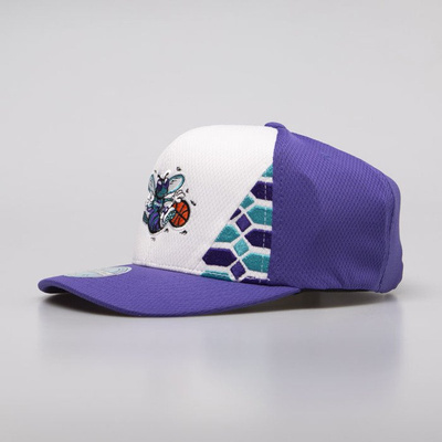 Mitchell & Ness snapback Charlotte Hornets white/purple DNA 110 Snapback
