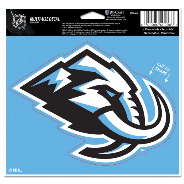 WinCraft NHL Perfect Cut Color Decal 4x4 Utah Mammoth