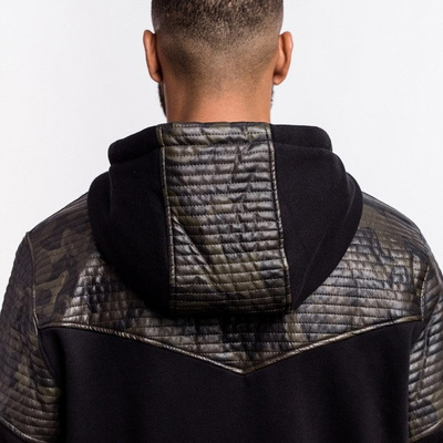 Cayler & Sons BLACK LABEL Moto Zip Hoody Jacket black / woodland (BL-CAY-AW16-AP-07)