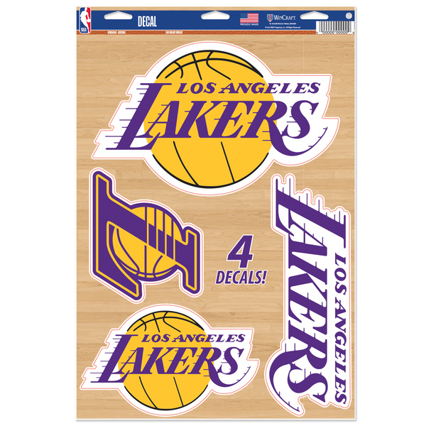 WinCraft NBA Multi-Use Decal 11x17 Los Angeles Lakers