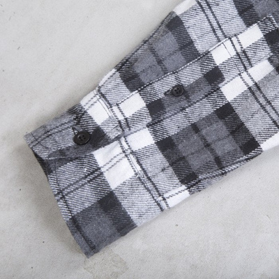 Backyard Cartel shirt Check Point black / white