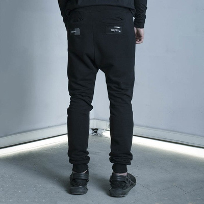 Majors spodnie dresowe Digit//all black 