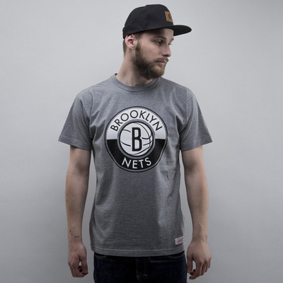 Mitchell & Ness t-shirt Brooklyn Nets dark grey Split Colour