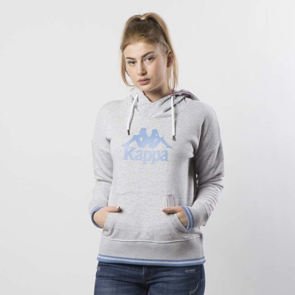 Bluza damska Kappa Chloe Hoody grey melange 303903-18M