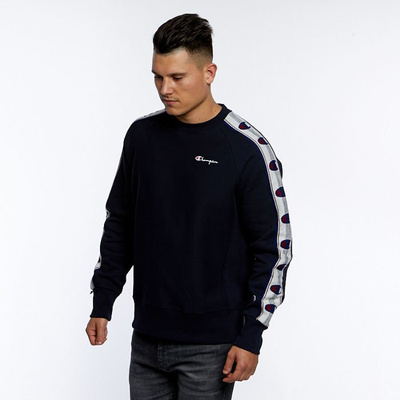 Bluza Champion Script Logo Sleeves Reverse Weave Sweatshirt navy