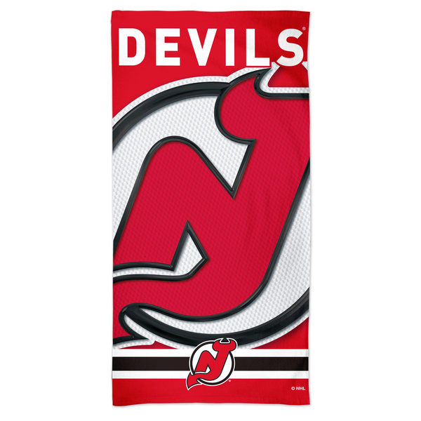 Ręcznik WinCraft NHL Spectra Beach Towel 30x60 New Jersey Devils