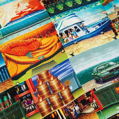 HUF x Street Fighter Stages S/S Resort Shirt multi