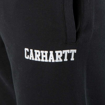 Carhartt  sweatpants College Sweat Pant black / white I024672/10