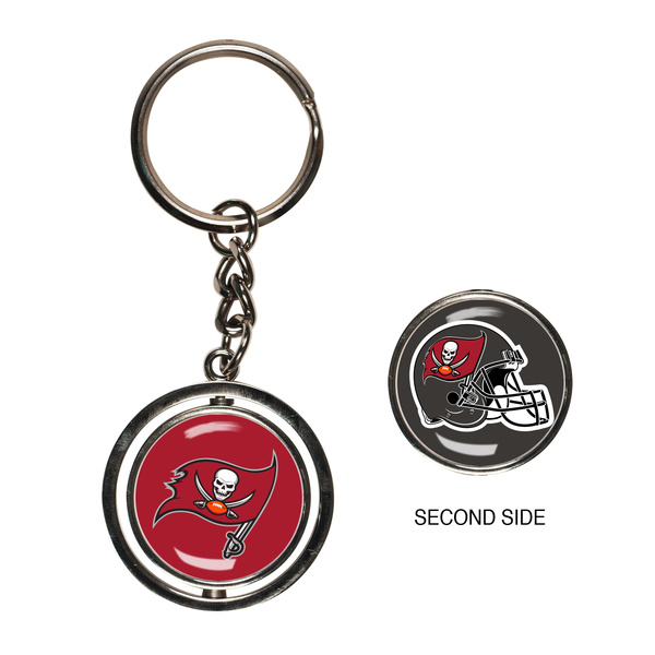 WinCraft NFL Spinner Key Ring Tampa Bay Buccaneers