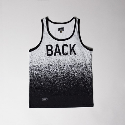 Backyard Cartel Tank Top Fade white / black