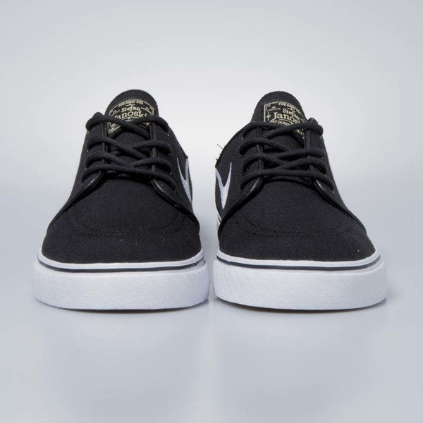 Sneakers buty Nike Zoom Stefan Janoski CNVS black / white - gum light brown 615957-028