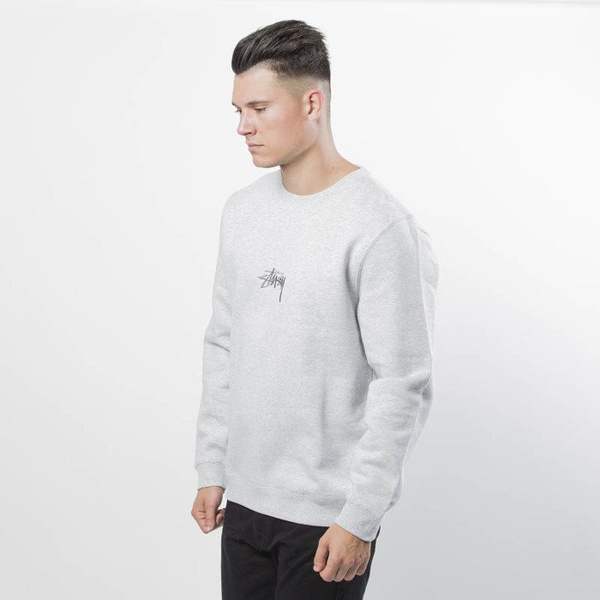 Bluza Stussy sweatshirt Stock App Crew grey heather