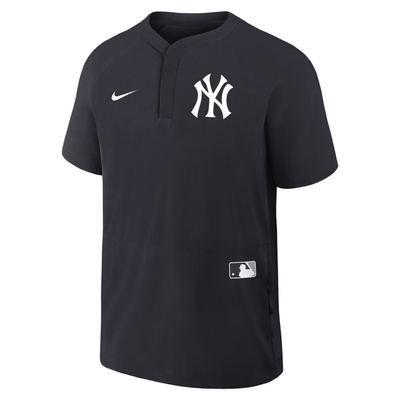 Bluza Nike MLB AC Short Sleeve Wind Shirt New York Yankees blue
