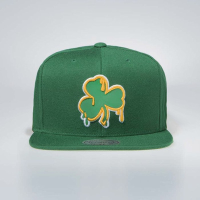 Czapka Mitchell & Ness Boston Celtics Snapback Cap green Dripped