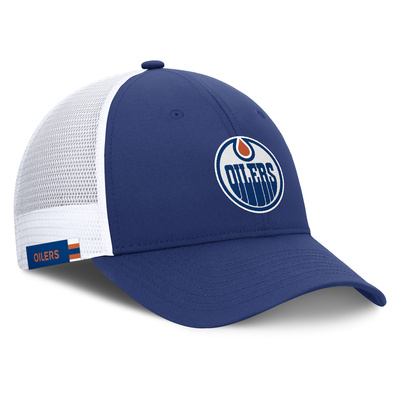 Czapka Fanatics NHL Authentic Pro Rink Structured Adjustable Snapback Edmonton Oilers Blue Cobalt/White