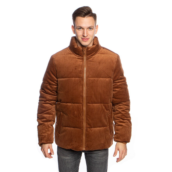 Kurtka zimowa Urban Classics Boxy Puffer Jacket brązowa