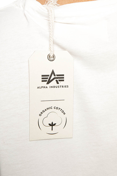 Koszulka Alpha Industries Organics EMB T-shirt biała