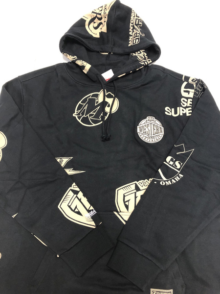 Bluza Mitchell & Ness M&N NBA Conference patch west hoodie black