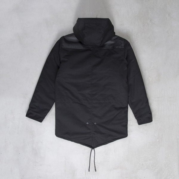 Backyard Cartel kurtka zimowa Parka long fit black